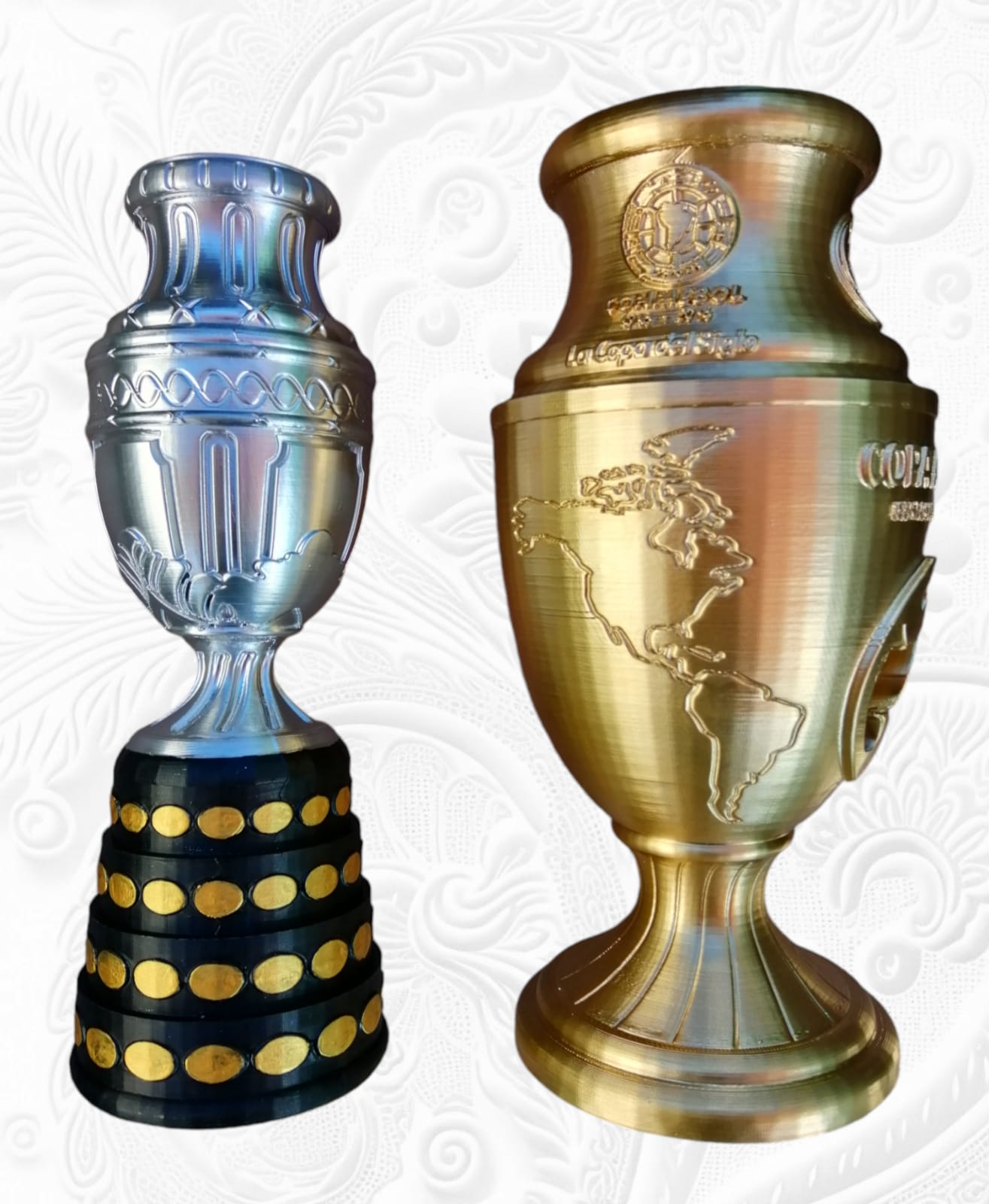 Pack Trofeos Decorativos Chile Bicampeón de América 2015/2016.