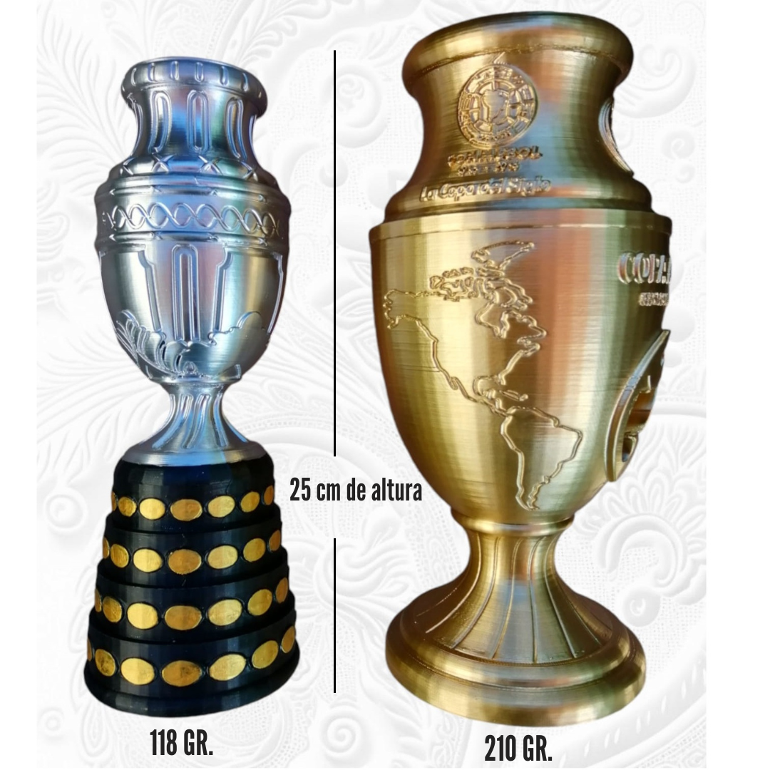 Pack Trofeos Decorativos Chile Bicampeón de América 2015/2016.