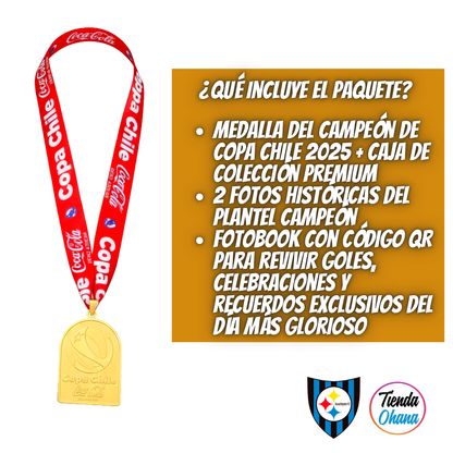 * MEDALLA CAMPEON COPA CHILE 2025 HUACHIPATO
