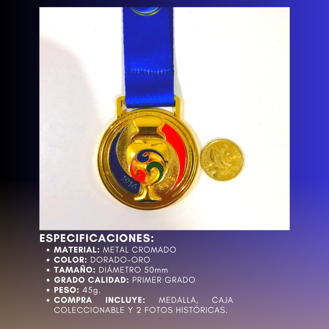 Medalla Campeón Copa América Centenario 2016.