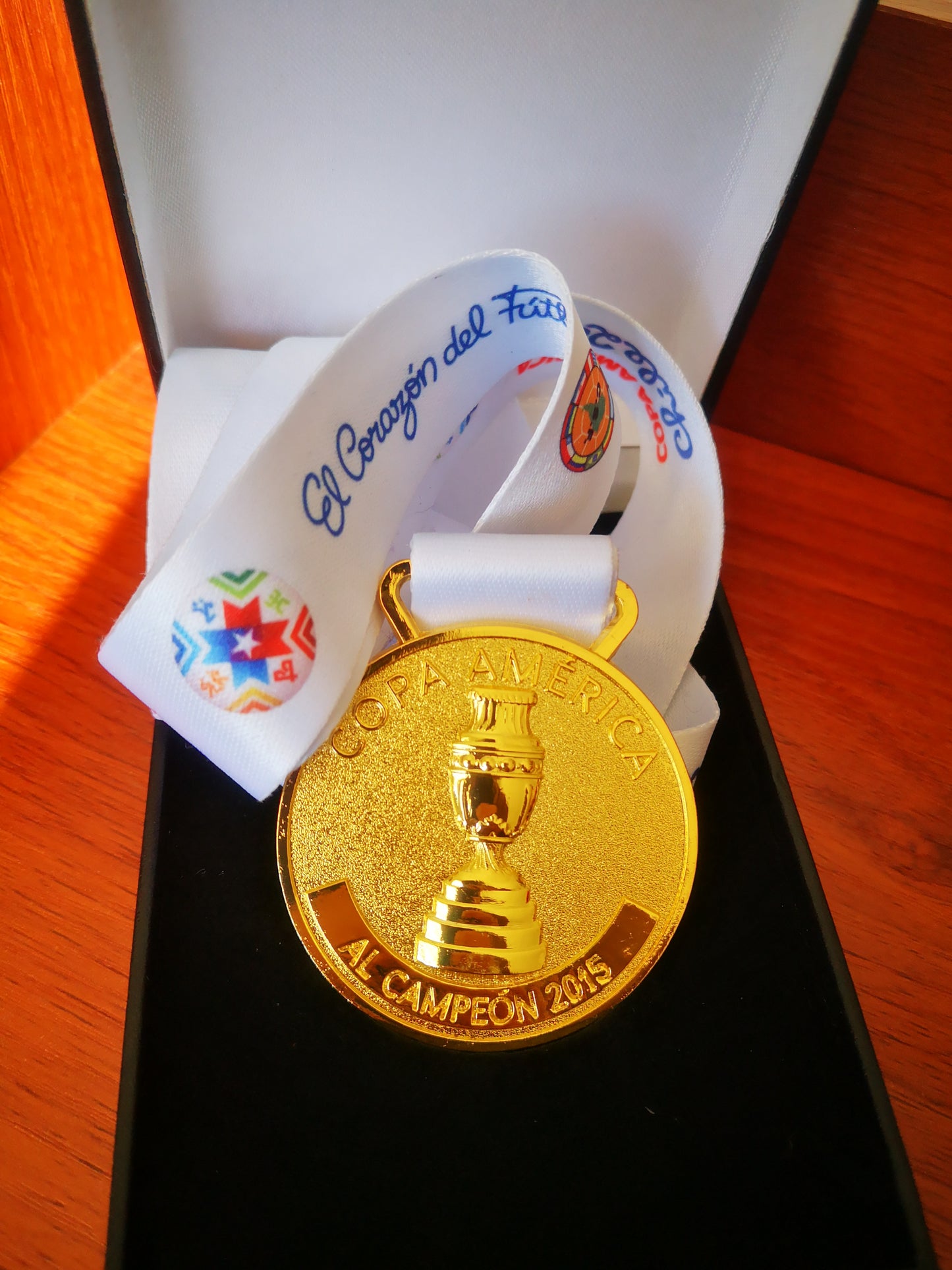 Medalla Campeón Copa América 2015 (Chile).