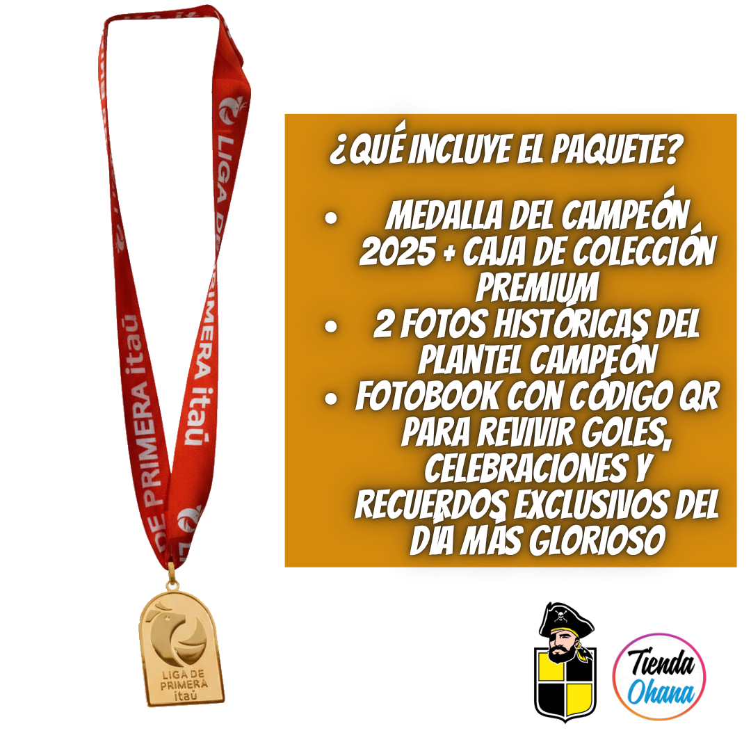 * MEDALLA DEL CAMPEÓN 2025 COQUIMBO UNIDO