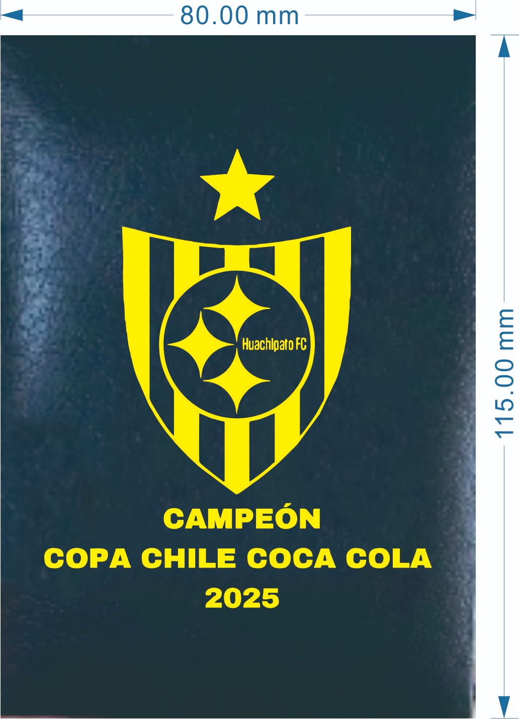 * MEDALLA CAMPEON COPA CHILE 2025 HUACHIPATO