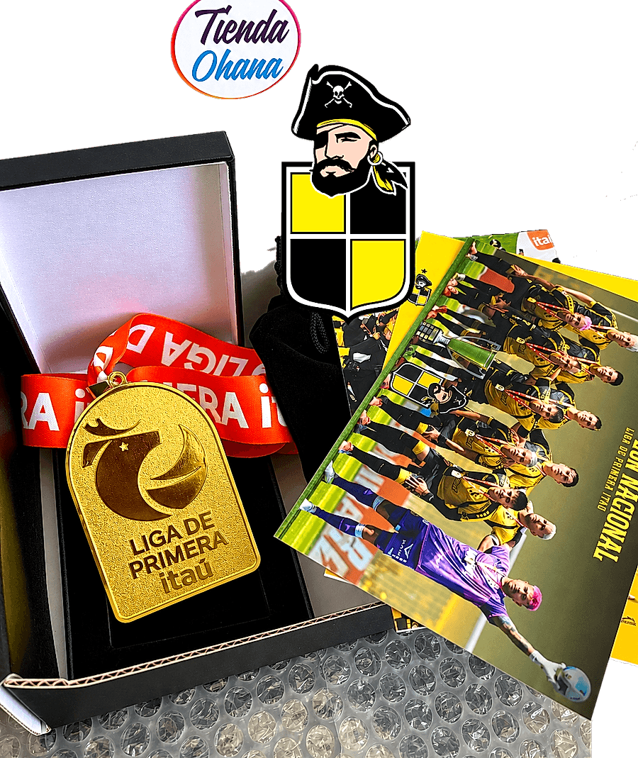 Medalla Campeón 2025 COQUIMBO UNIDO (Medalla + Caja + 2 Fotos + 1  FotoBook).