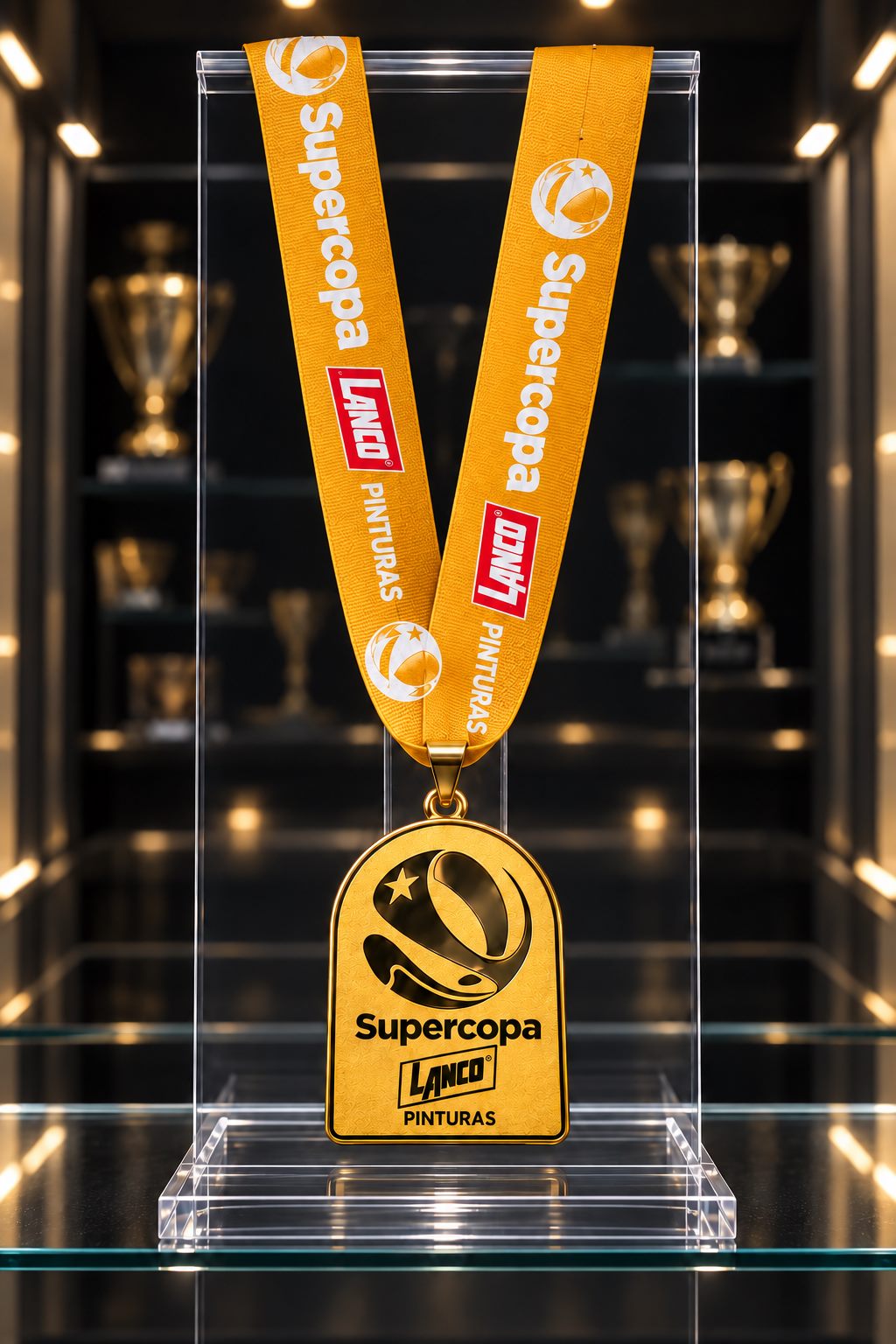 1.Medalla Supercopa Fútbol Chileno  (Medalla + Caja + 2 Fotos + 1  FotoBook).