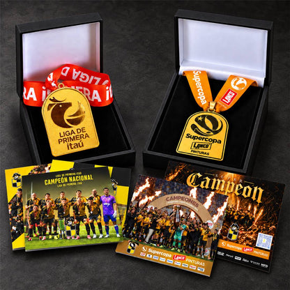 PACK Medallas Coquimbo Unido Supercampeón  (Medalla Liga de Primera 2025 + Supercopa 2026)