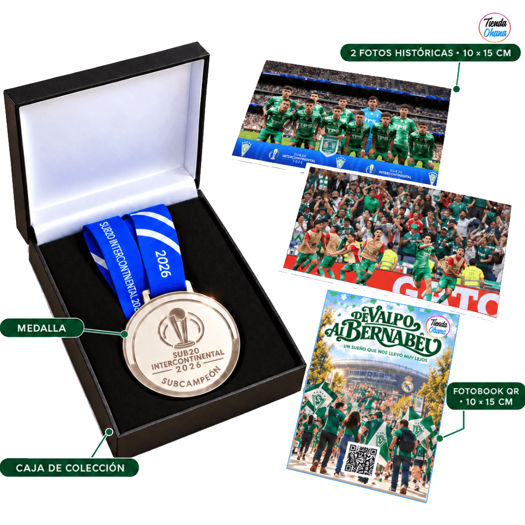 2. Abono 50% Pack x2 Medallas Copa Intercontinental Sub20  (Medalla + Caja + 2 Fotos + 1  FotoBook)