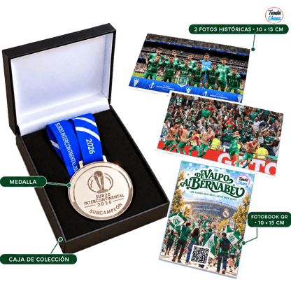 2. Abono 50% Pack x2 Medallas Copa Intercontinental Sub20  (Medalla + Caja + 2 Fotos + 1  FotoBook)