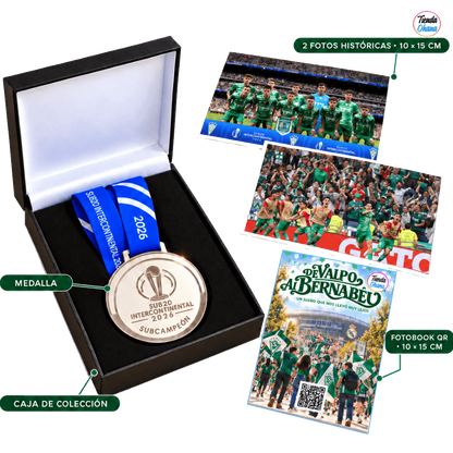 2. Abono 50% Pack x2 Medallas Copa Intercontinental Sub20  (Medalla + Caja + 2 Fotos + 1  FotoBook)